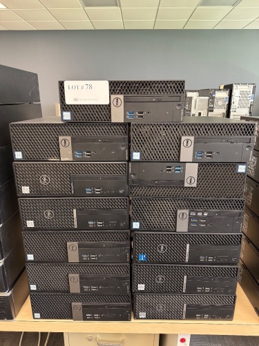 (13) ASSORTED DELL OPTIPLEX DESKTOP COMPUTERS