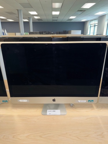 27" APPLE IMAC MODEL A2115 WITH 3.68 GHZ, 64GB RAM, 1TB HARD DRIVE (PASSWORD PROTECTED)