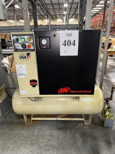 INGERSOLL RAND AIR COMPRESSOR WITH AIR DRYER MODEL UP6-5TAS-125
