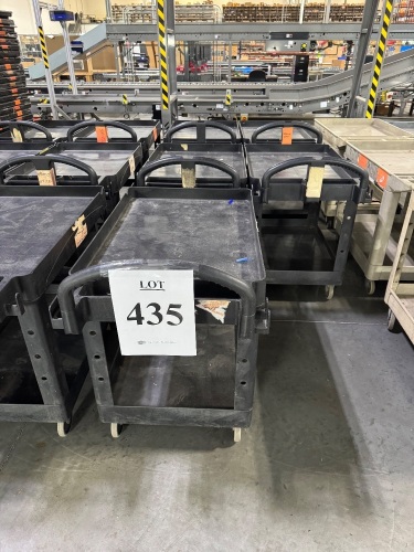 (5) RUBBERMAID UTILITY CARTS