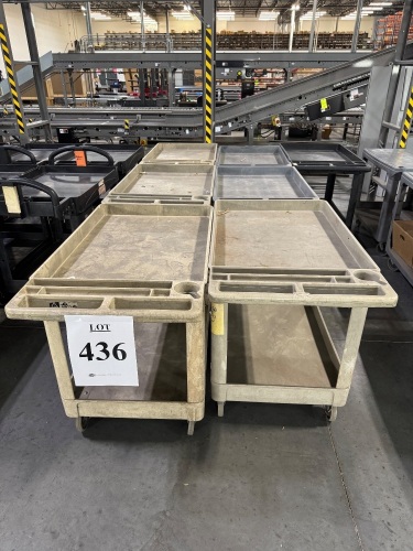 (7) ASSORTED UTILITY CARTS