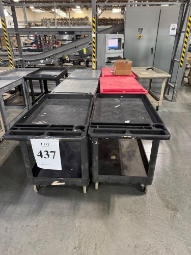 (7) ASSORTED UTILITY CARTS