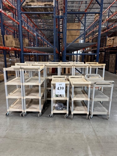 (11) ASSORTED UTILITY CARTS
