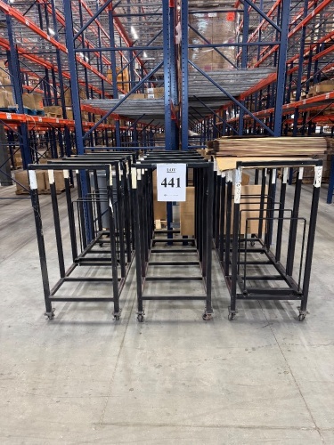 (3) HEAVY DUTY PANEL CARTS