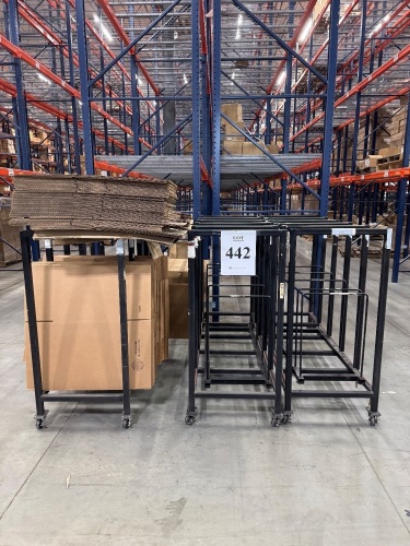 (3) HEAVY DUTY PANEL CARTS