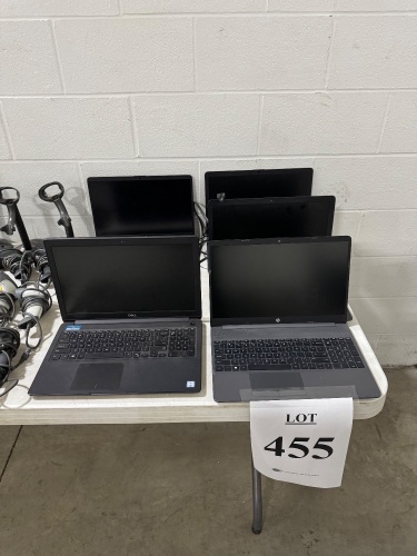 (5) ASSORTED LAPTOPS (MISSING POWER SUPPLY'S) (PASSWORD PROTECTED)