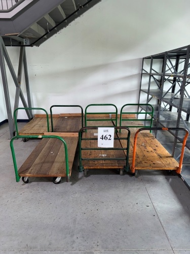 (6) ASSORTED FLATBED CARTS
