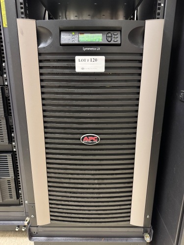 APC SYMMETRA LX TOWER UPS SYSTEM (DELAYED PICK UP 5/23/25)