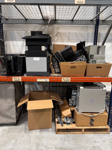 (LOT) ASSORTED COMPUTERS, MONITORS, PRINTERS, (FOR PARTS)