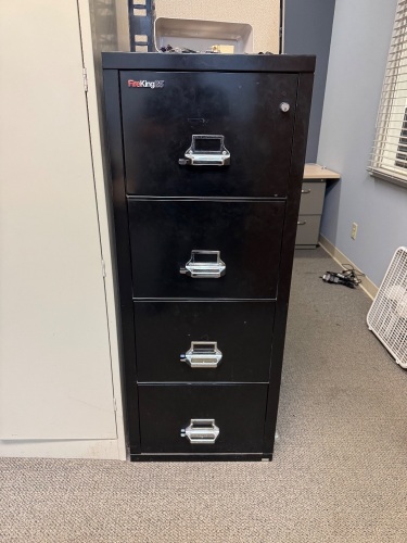 FIREKING 25 4 DRAWER FIREPROOF FILE CABINET