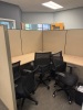 STEELCASE 6-PERSON WORKSTATION - 3