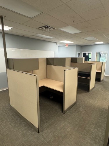 STEELCASE 3-PERSON WORKSTATION