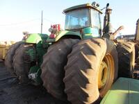 LOT OF (3) TRACTORS, (1) 2003 JOHN DEERE 9520 4X4 ARTICULATED RUBBER TIRE TRACTOR, VIN/SERIAL:RW9520E010032, (PARTS MACHINE), (HC&S No. 3392), (1) 2003 JOHN DEERE 9520 4X4 ARTICULATED RUBBER TIRE TRACTOR, VIN/SERIAL:RW9520E010047, (PARTS MACHINE) (HC&S No