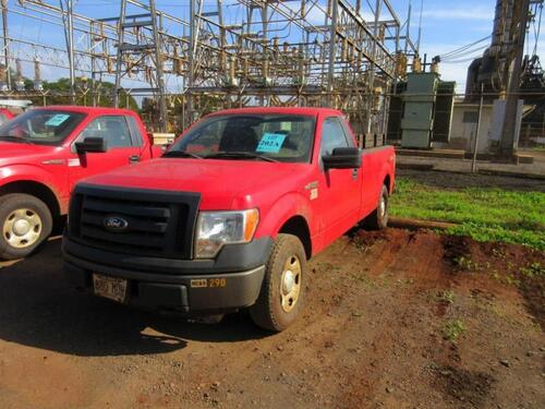 2012 FORD F150 4X4 PICKUP, 33,992 MILES, VIN:1FTMF1EM7CKD98236, LICENSE:880MDH, W/TITLE, (HC&S No.290)