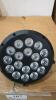 LOT OF 11, SEVEN STARS LPC006 SLIM PAR RGB LIGHTS - 2