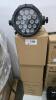 LOT OF 3, OUTDOOR LEO PAR 64 RGB IN 1 LIGHTS