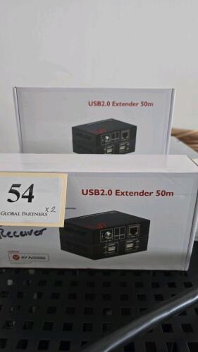 LOT OF 2, AV ACCESS U2EX50 USB 2.0 EXTENDER 50M