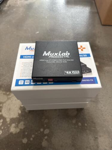 (3) MuxLab ProDigital HDMI over IP H.264/265 PoE Transmitter, 4K/30