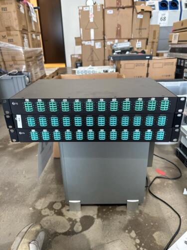 (3)FS FHU MTP-LC Breakout Patch Panel.