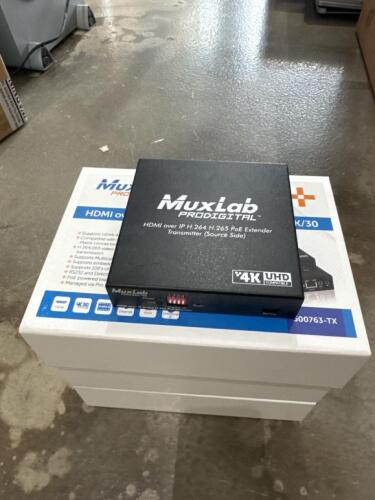 (3) MuxLab ProDigital HDMI over IP H.264/265 PoE Transmitter, 4K/30