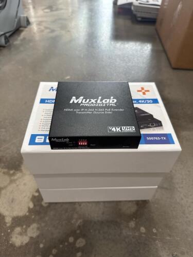 (3) MuxLab ProDigital HDMI over IP H.264/265 PoE Transmitter, 4K/30