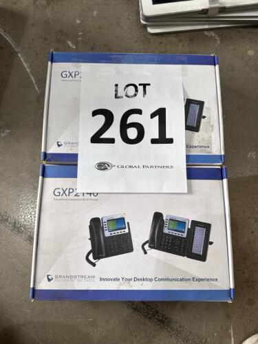 (2) Grandstream GXP2140 Advanced Enterprise HD IP Phone
