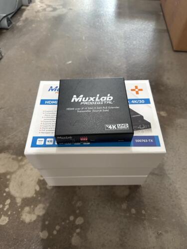 (3) MuxLab ProDigital HDMI over IP H.264/265 PoE Transmitter, 4K/30