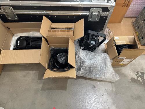 Assorted movie studio lights