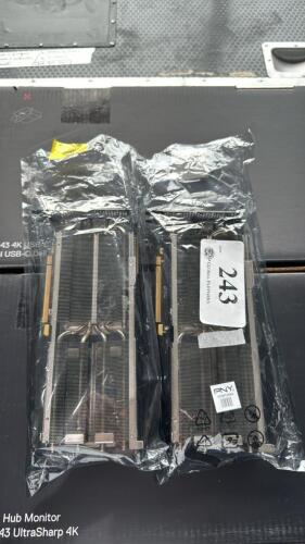(2) Lenovo ThinkStation NVIDIA GeForce RTX 2080 Super 8GB GDDR6 Graphics Card - (4X61A22496)
