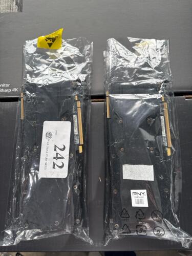 (2) Lenovo ThinkStation NVIDIA GeForce RTX 2080 Super 8GB GDDR6 Graphics Card - (4X61A22496)