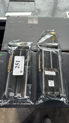 (2) Lenovo ThinkStation NVIDIA GeForce RTX 2080 Super 8GB GDDR6 Graphics Card - (4X61A22496)