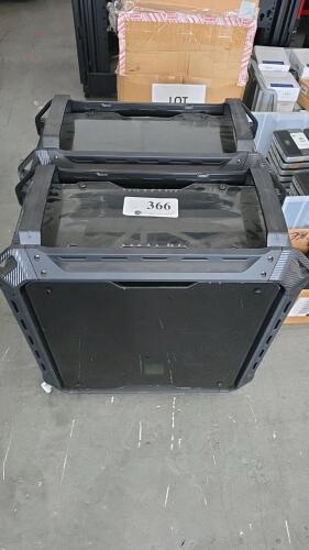 LOT OF 2, COUGAR PC CASES