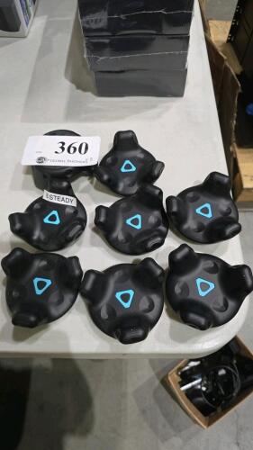 LOT OF 6 VIVE TRACKERS 2018