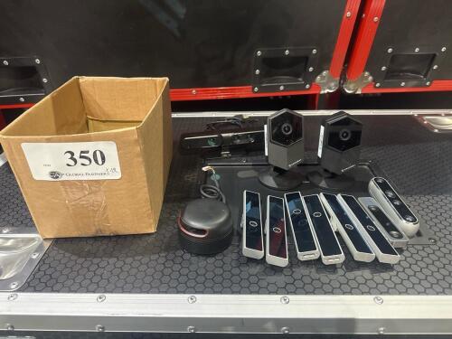 Lot of 12, assorted web cameras