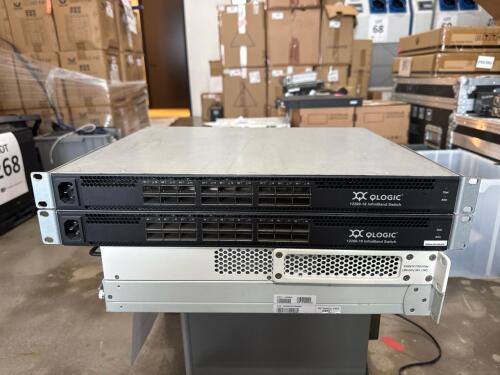 (2) QLogic 12200-series InfiniBand switch