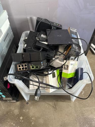 A lot of assorted IT equipment