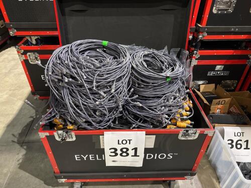 A lot of sort of cables, case NOT included