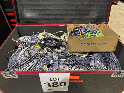 Lot of assorted cables (CASE NOT INCLUDED)