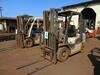 2007 NISSAN 50 PROPANE FORKLIFT, 4,000LB., 3,749 HRS., MODEL: MLP02A25LV, (HC&S No. 670)