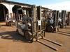 2007 NISSAN 50 PROPANE FORKLIFT, 4,000LB., 3,749 HRS., MODEL: MLP02A25LV, (HC&S No. 670) - 2