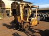 1988 KOMATSU FG25 GAS FORKLIFT, 5000LB CAPACITY, 12,849 HRS., PNEUMATIC TIRES, (HC&S No. 5948)