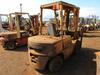 1988 KOMATSU FG25 GAS FORKLIFT, 5000LB CAPACITY, 12,849 HRS., PNEUMATIC TIRES, (HC&S No. 5948) - 5