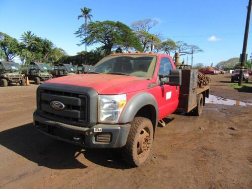 2010 FORD F550 OIL TRUCK 23,726 MILES, VIN/SERIAL:1FDUF5HYXBEA59517 LICENSE:T23330 W/TITLE (HC&S No. 438)