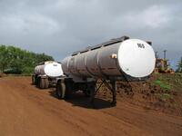 FRUEHAUF FULL TRAILER, VIN# UNK005375KTSI, LIC# 304MUA, ITEM# 168, YEAR 1966 (STORED), AND FRUEHAUF SEMI TRAILER, VIN# UNK005372KTSI, LIC# 298MUA, YEAR 1966 (STORED) ITEM 165