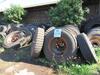 LOT OVER (100) NEW AND USED TIRES, 18.4-38, 525R1257, 19.5L-24, 425/65R22.5, 17.5L-24, 24.5-32, 12.00R24,650/75R32, (FIELD EQUIPMENT YARD)