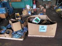 LOT ASST'D FITTINGS, LIGHTS, ETC, (8) PALLETS), (MAIN MECHANIC SHOP)