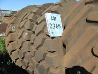 LOT (2) NEW 18.00R33 RADIAL TIRES, (FIELD EQUIPMENT YARD)