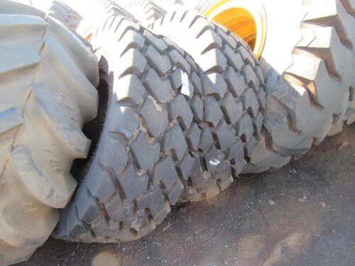 LOT (2) NEW TITAN 20.5R25 TIRES, (FIELD EQUIPMENT YARD)