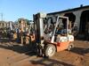 2000 NISSAN 60 PROPANE FORKLIFT, 5000 LB. CAPACITY, 3,441 HRS., PNEUMATIC TIRES, VIN/SERIAL:UGJ02A30PV, (HC&S No. 669)