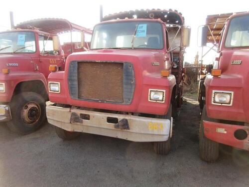 1992 FORD LT9000 CHEMICAL TRACTOR TRUCK, 65,469 MILES, VIN/SERIAL:1FDYW90L0MVA05317, W/TITLE, (HC&S No. 561)